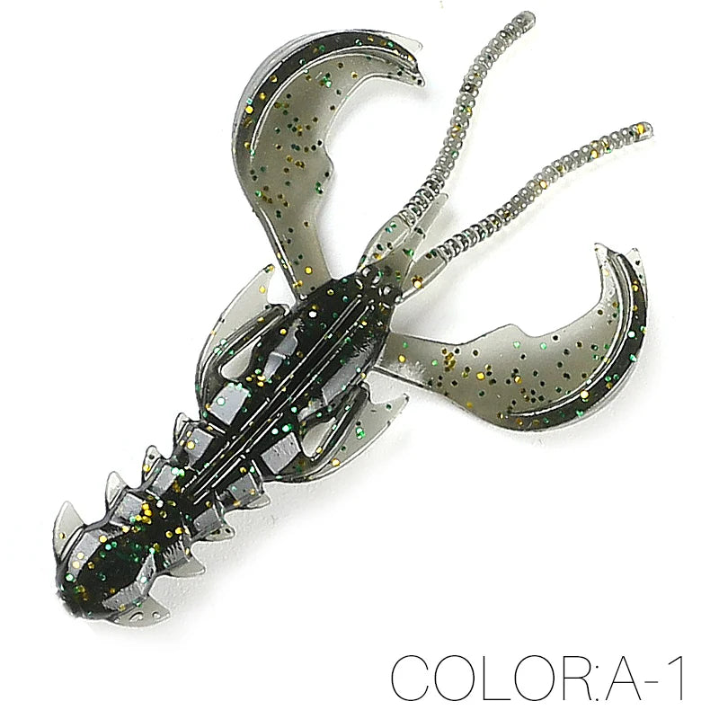 Supercontinent Crazy Lures 65mm/10pcs 40mm/20pcs Soft Lure Fishing Lures Shrimp Lobster Soft Plastic Lure Fishing Lures