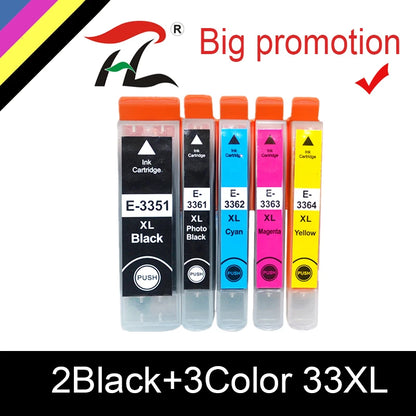 20PK Kompatibel för EPSON 33XL 33 Bläckpatron för T3351 T3361 Expression Premium XP 530 540 630 640 635 645 830 900 Skrivare