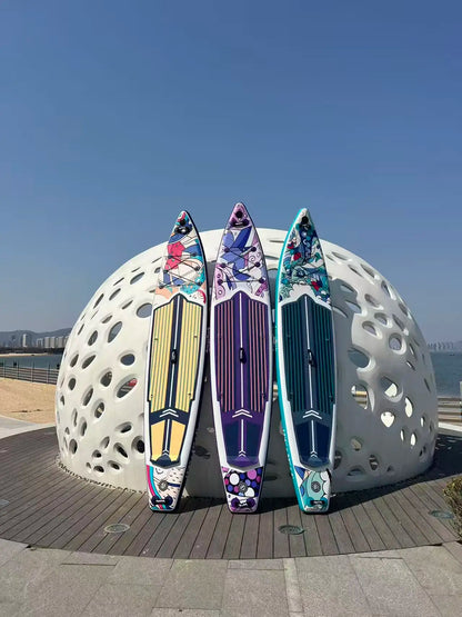 320x81x15cm Inflatable SUP Board, Lightweight Stand up Paddle Board for Beginners