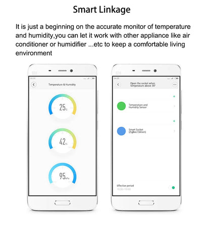 Aqara Temperature Sensor Zigbee Smart Air Pressure Humidity Environment Sensor Wireless Smart Control For Xiaomi Mi home APP