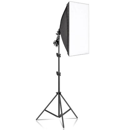 SH 1pc-3Pcs Photography 50x70CM Softbox Lighting Kits Professional Light System With E27 Photographic Bulbs Photo Studio