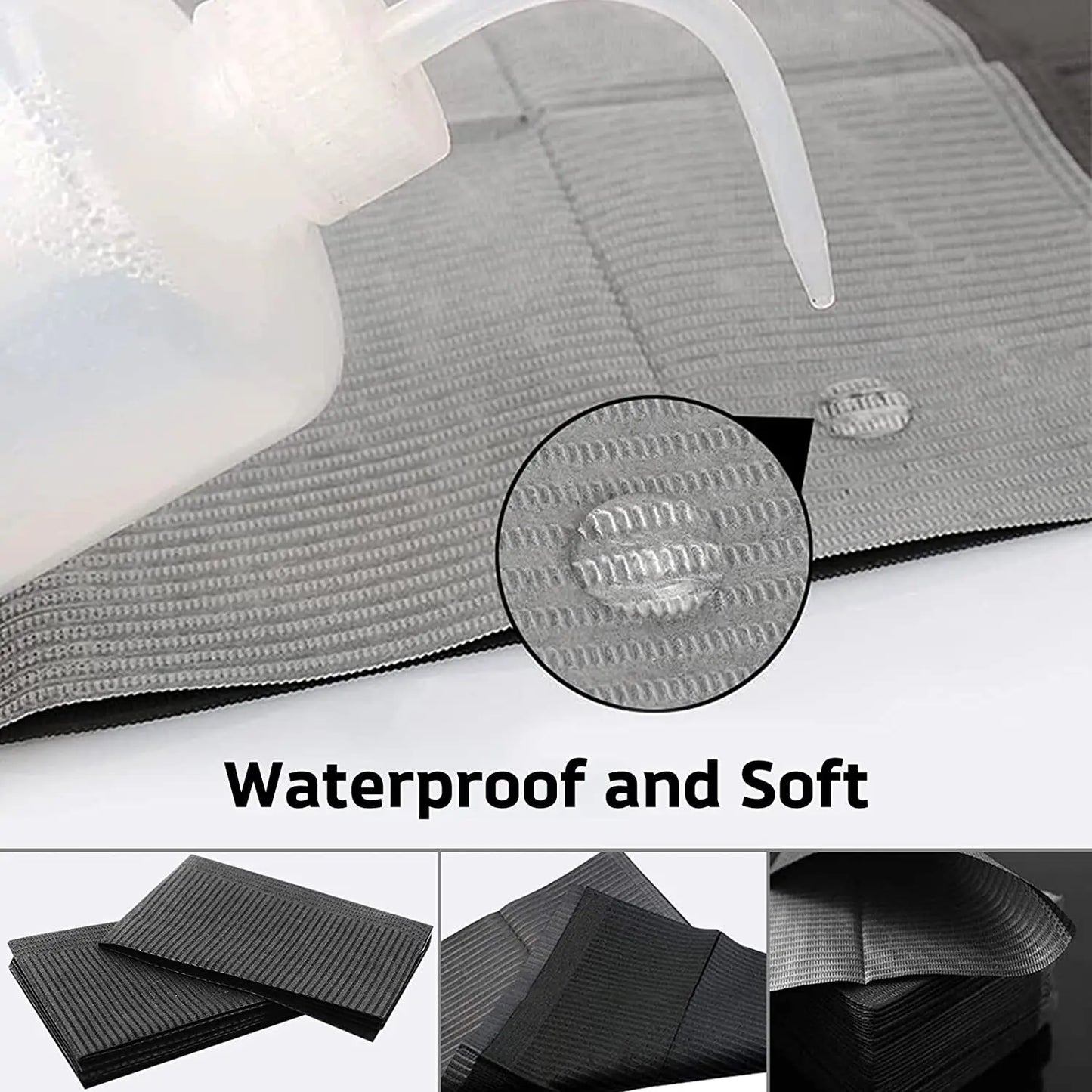250/125/10pcs Tattoo Clean Pad Disposable Colorful Dental Bibs Tattoo Table Covers Cleaning Wipes Napkin Tattoo Accessories