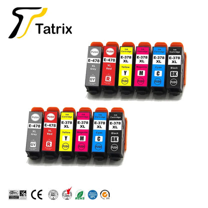 Tatrix för Epson kompatibel bläckpatron 378XL 478XL