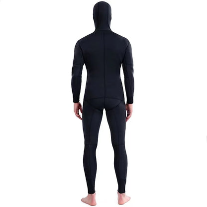 Diving Scuba Under Water Fishing SCR 3MM Black Neoprene Wetsuit Spearfishing Fishing Cold Warm Winter Two-piece Diver Suit