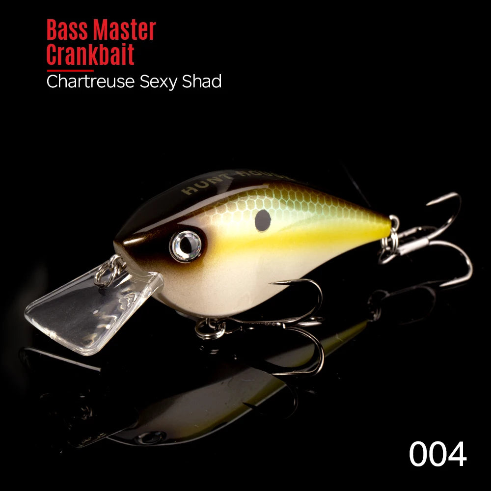 Hunthouse Fishing Hard Lures Crank Lure Floating 65mm/16.5g KVD 2.5 Squarebill Crankbait Wobblers Swimbait For Bass Pike Trout