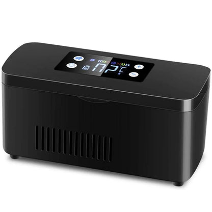 Bärbar Insulinkylare & Medicinkylskåp – LCD-skärm, Batteridriven