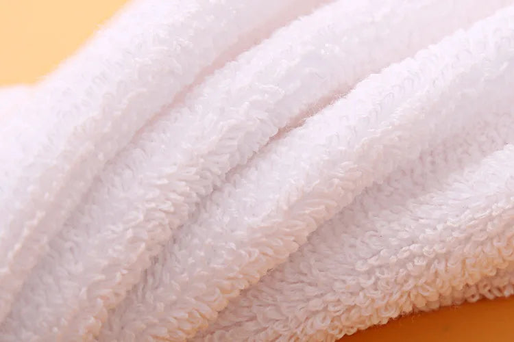 5pcs Small square towel pure cotton kindergarten white square towel foot therapy Hotel Hotel napkin small towel towels bathroom