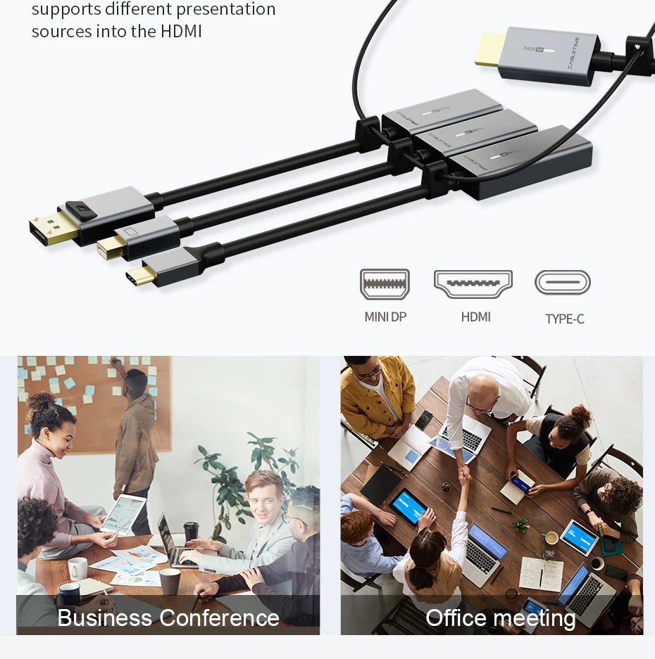 CABLETIME Mini Displayport till HDMI-adapter C315