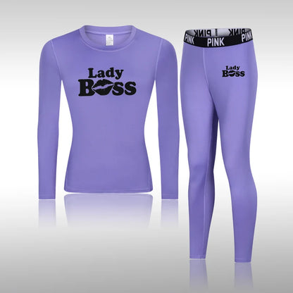 Termounderställ Dam – Värmande Träningsset för Vinter, Gym & Skidåkning, S–XXL