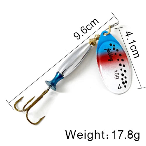 NGB 1PC Long Cast 4#-18g 5#-24g Spinner Lure Bait Spoon Lures Pike Metal Fishing Lure Bass Hard Bait With Hooks