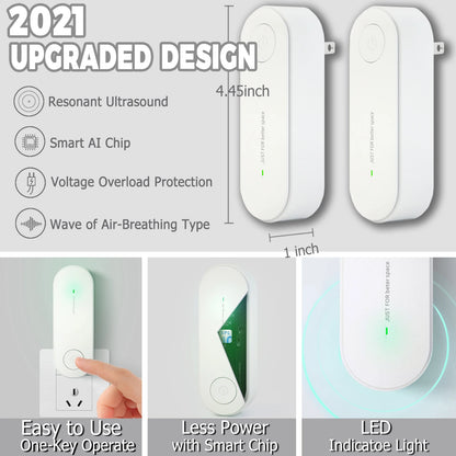 New Zai Xiao Ultrasonic Insect Repellent Electronic Mosquito Repellent Mice Spider Cockroach Portable Insecticide Pest Control