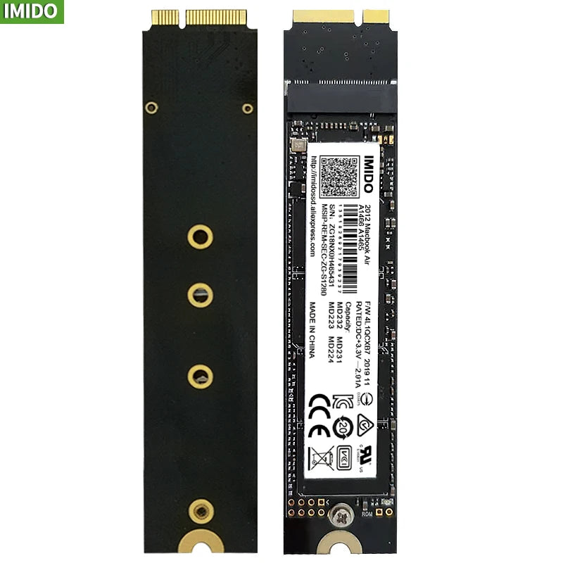 Macbook SSD Hard Disk For Laptop 512gb 256gb Compatible With Air 2012 A1465/66 Large Compacity Disk Imido Store SSD