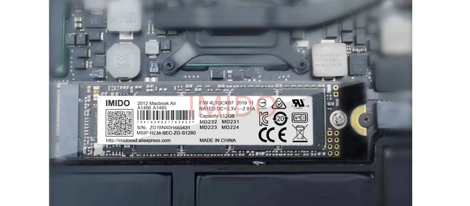 Macbook SSD Hard Disk For Laptop 512gb 256gb Compatible With Air 2012 A1465/66 Large Compacity Disk Imido Store SSD