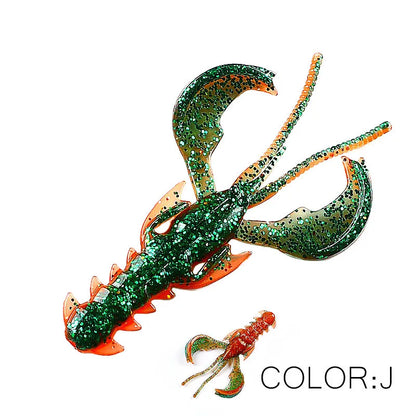 Supercontinent Crazy Lures 65mm/10pcs 40mm/20pcs Soft Lure Fishing Lures Shrimp Lobster Soft Plastic Lure Fishing Lures