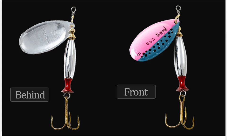 NGB 1PC Long Cast 4#-18g 5#-24g Spinner Lure Bait Spoon Lures Pike Metal Fishing Lure Bass Hard Bait With Hooks