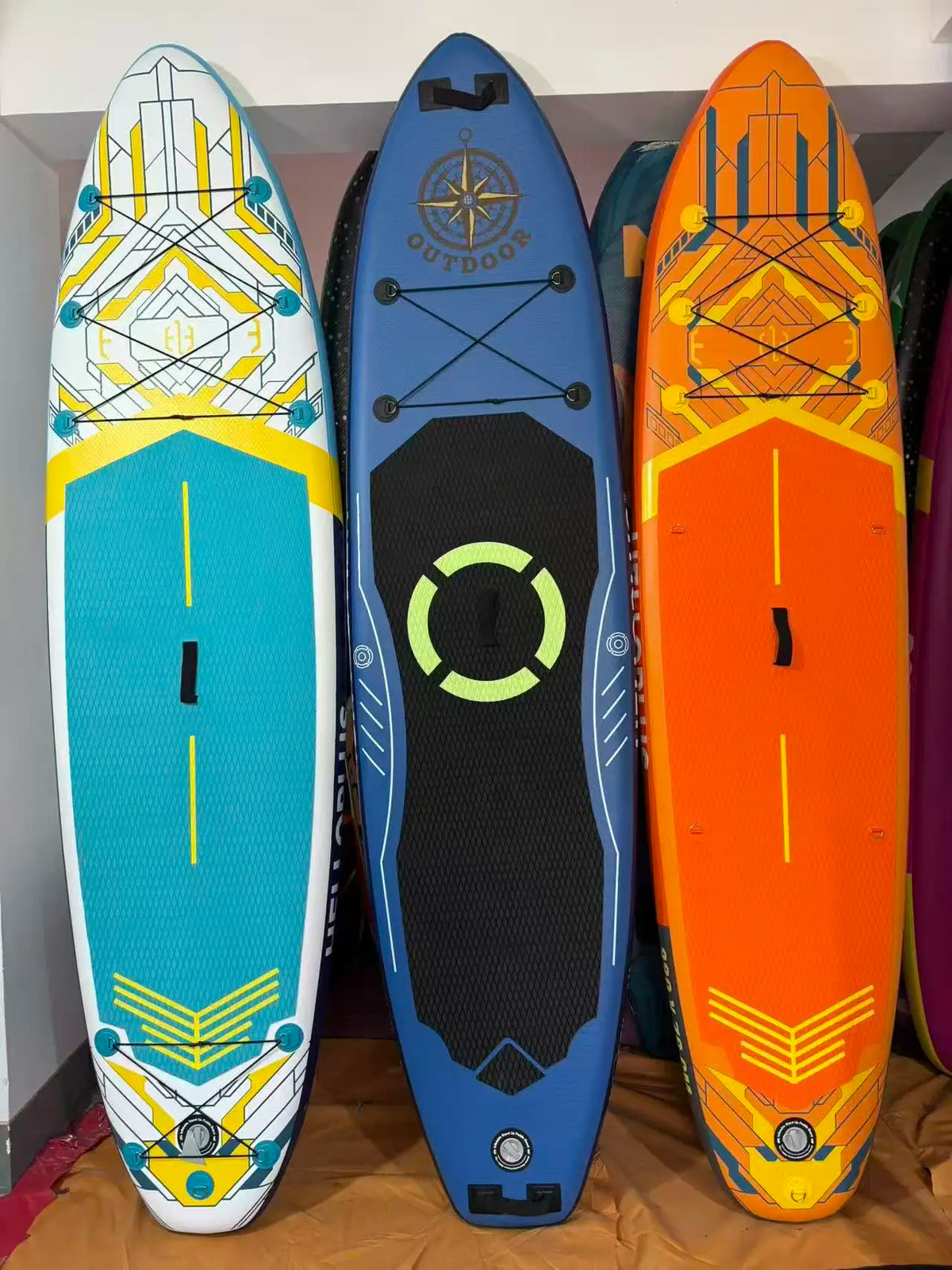 320x81x15cm Inflatable SUP Board, Lightweight Stand up Paddle Board for Beginners