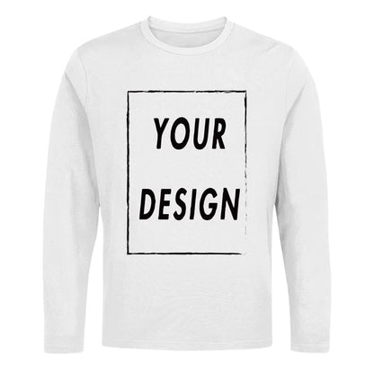 Anpassningsbar T-shirt med Eget Tryck – 100% Bomull Unisex Casual S–XXL (EU)