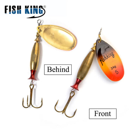 NGB 1PC Long Cast 4#-18g 5#-24g Spinner Lure Bait Spoon Lures Pike Metal Fishing Lure Bass Hard Bait With Hooks