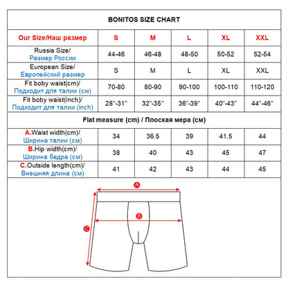 BONITOS 5-pack Långa Boxershorts – Kamouflage, Gylf, Bekväm Passform, S–XXL