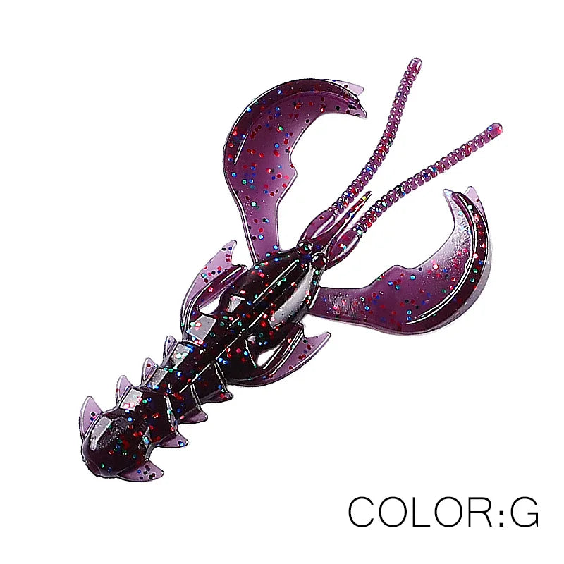 Supercontinent Crazy Lures 65mm/10pcs 40mm/20pcs Soft Lure Fishing Lures Shrimp Lobster Soft Plastic Lure Fishing Lures
