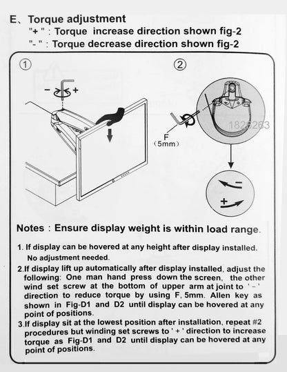 NB New H180 Full Motion 17'-27' Double Monitor Holder Gas Spring Arm LCD Mount Ergonomic Dual Arm Clamp Bracket 2-9kgs Each