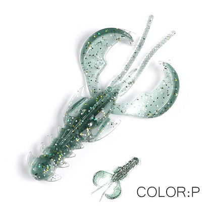Supercontinent Crazy Lures 65mm/10pcs 40mm/20pcs Soft Lure Fishing Lures Shrimp Lobster Soft Plastic Lure Fishing Lures