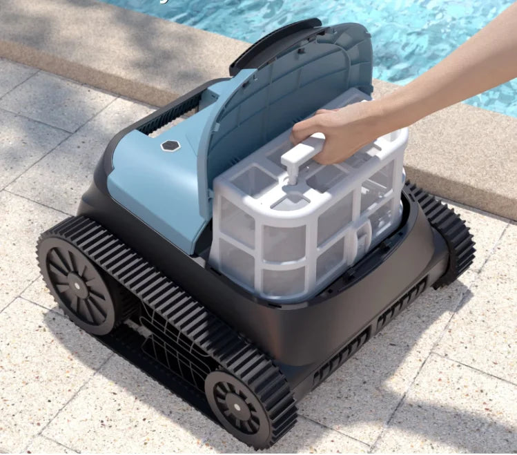 High Quality Outdoor Automatic Pool Cleaning Robot Efficient Plastic Vacuum Tool for Pool Maintenance