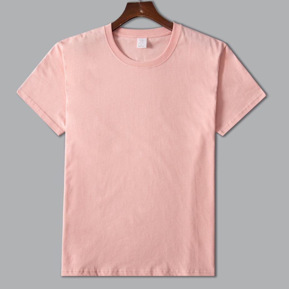 MRMT 2026 Brand New Man's 220g Pure Cotton T Shirt Men Man Solid Color Short Sleeved Combed Cotton Round Neck Thickening