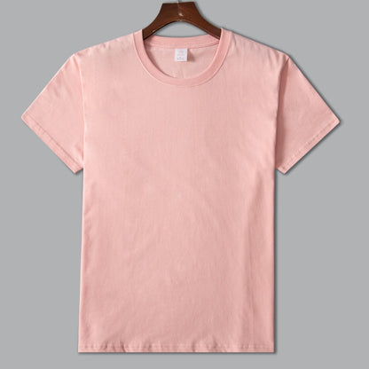 MRMT 2026 Brand New Man's 220g Pure Cotton T Shirt Men Man Solid Color Short Sleeved Combed Cotton Round Neck Thickening