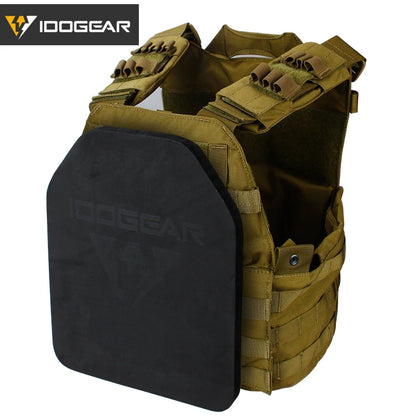 IDOGEAR EVA-skumplattor för airsoftväst – 2-pack, svart
