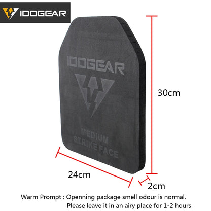 IDOGEAR EVA-skumplattor för airsoftväst – 2-pack, svart