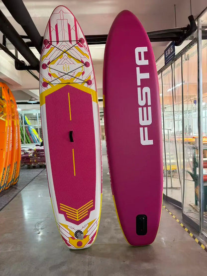 10'6" Stand up Paddle Board, 320cm Inflatable SUP Board for Cruising Fishing & Yoga