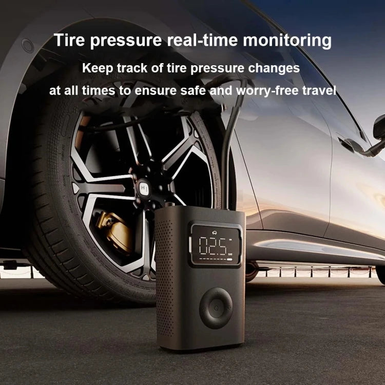 Original Xiao Mijia Air Pump 2 Pro Portable Vehicle Maintenance Electric Air Compressor Inflator With Emergency Light