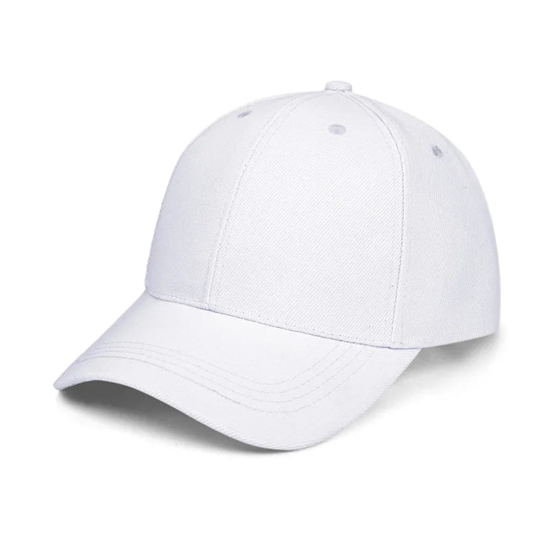 Custom Logo Diy Baseball Cap Unisex Adjustable Men Women Sport Trucker Hat Solid Color Personalized Print Hip Hop Dad Caps