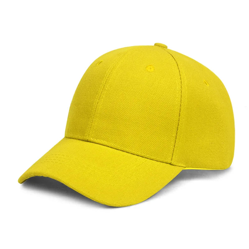 Custom Logo Diy Baseball Cap Unisex Adjustable Men Women Sport Trucker Hat Solid Color Personalized Print Hip Hop Dad Caps