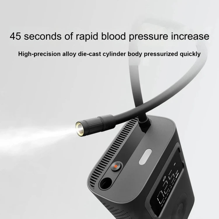 Original Xiao Mijia Air Pump 2 Pro Portable Vehicle Maintenance Electric Air Compressor Inflator With Emergency Light