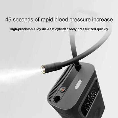 Original Xiao Mijia Air Pump 2 Pro Portable Vehicle Maintenance Electric Air Compressor Inflator With Emergency Light