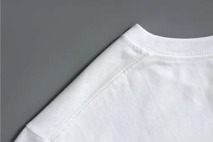 MRMT 2026 Brand New Man's 220g Pure Cotton T Shirt Men Man Solid Color Short Sleeved Combed Cotton Round Neck Thickening