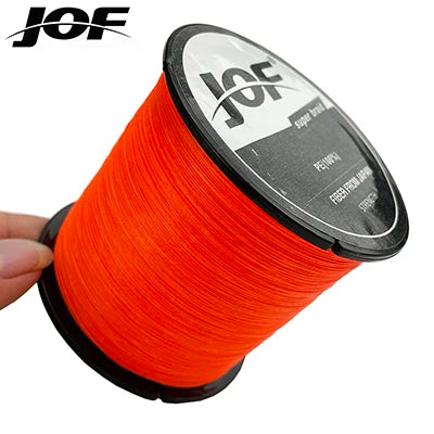 JOF 8 Strands 1000M 500M 300M 100M Braided Fishing Line Carp Fishing Weaves Linha de Pesca Multifilamento 8 fios