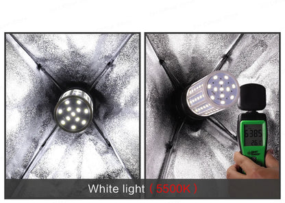 SH 1pc-3Pcs Photography 50x70CM Softbox Lighting Kits Professional Light System With E27 Photographic Bulbs Photo Studio