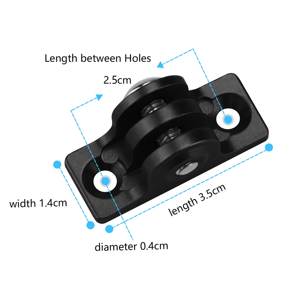 CNC Aluminum Alloy Tripod Adapter Mount for GoPro Hero 9 8 7 6 5 Session Xiaomi Yi 4K SJCAM SJ SJ5000 h9 Go Pro Mount Accessory