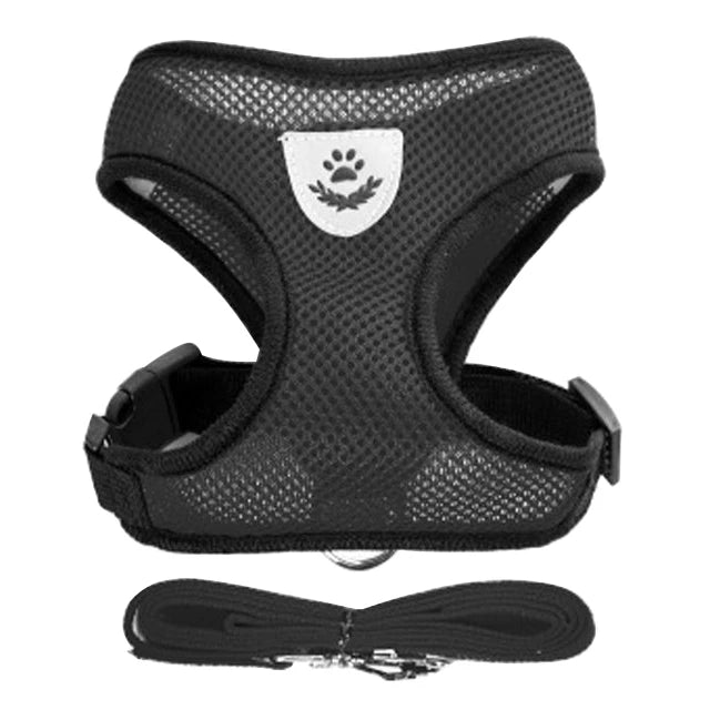 Dog Harness Cat Harness Dogs Leashs Training Soft Mesh Chest Strap Supplies Adjustable Outdoor Walking Cat Lead For Dog And Cats