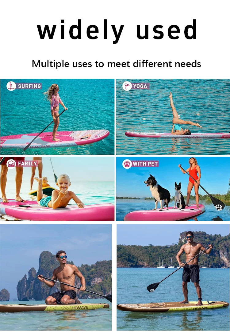 10'6" Stand up Paddle Board, 320cm Inflatable SUP Board for Cruising Fishing & Yoga