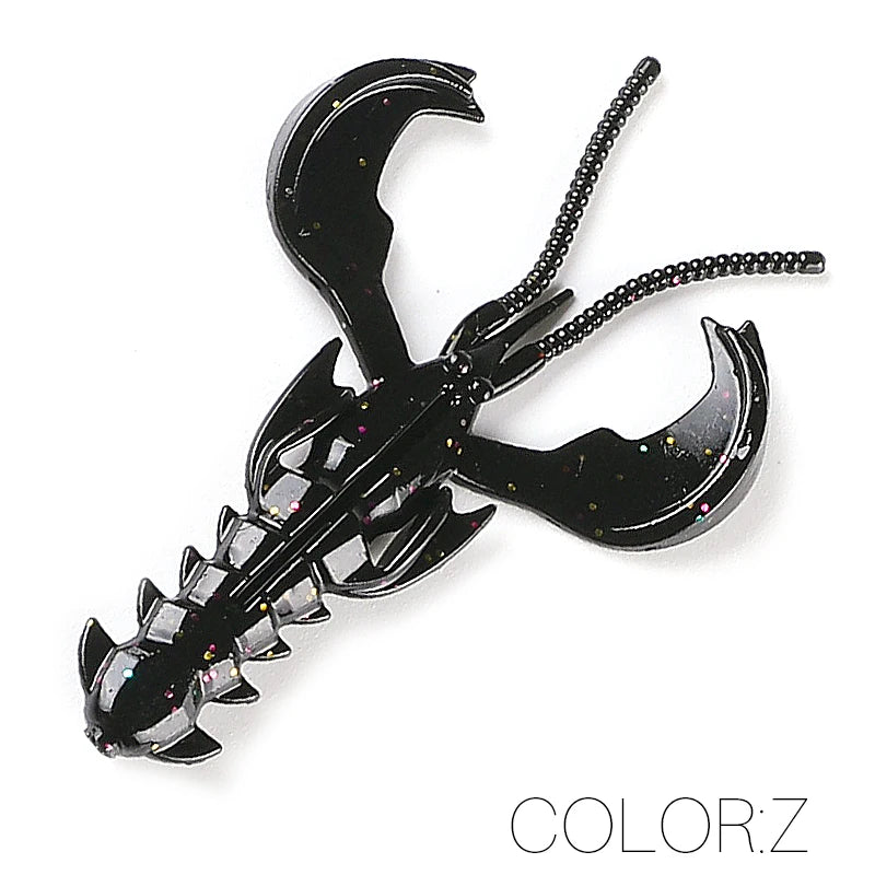 Supercontinent Crazy Lures 65mm/10pcs 40mm/20pcs Soft Lure Fishing Lures Shrimp Lobster Soft Plastic Lure Fishing Lures