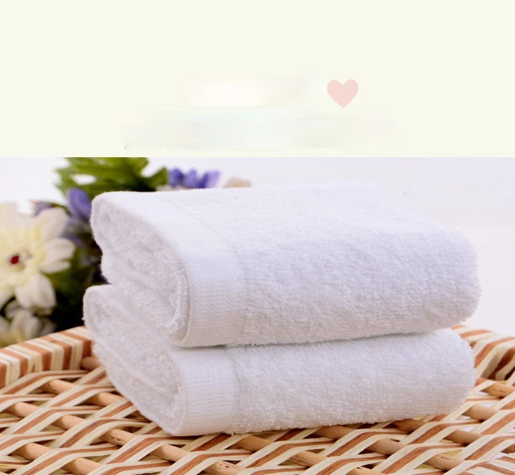 5pcs Small square towel pure cotton kindergarten white square towel foot therapy Hotel Hotel napkin small towel towels bathroom