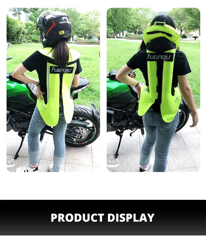 Motorcycle Airbag Vest Motorcycle Jacket Safty Life Jacket Moto Air Bag Vest Motocross Riding CE Airbag Reflective Safety Vest