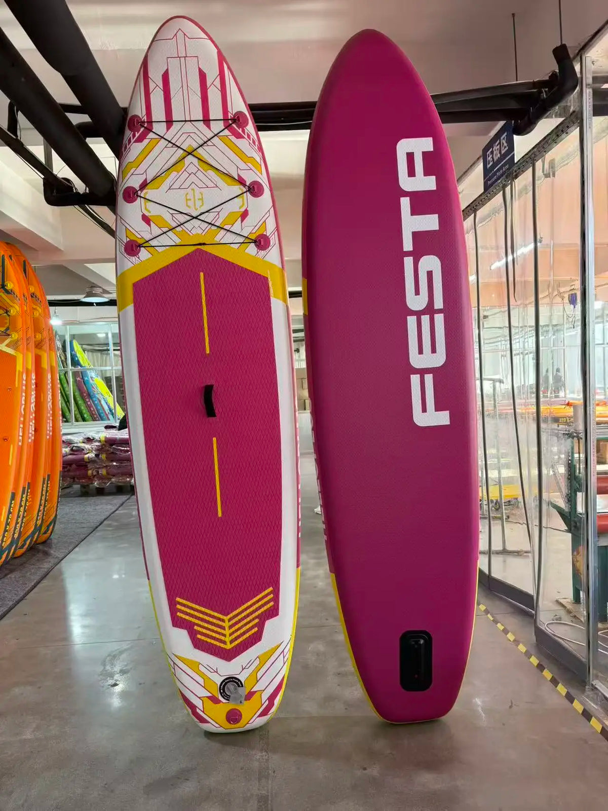 10'6" All-in-One Inflatable SUP Board, Complete Set Stand up Paddle Board for Racing