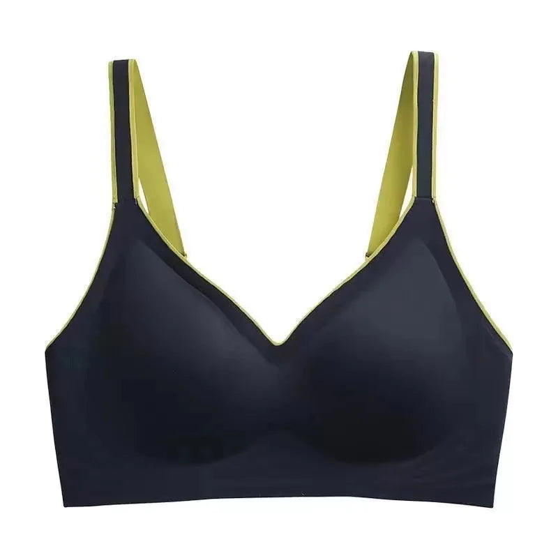 Plus Size Women's Underwear Seamless Sexy No Steel Ring Bra Push-Ups Comfortable Close-Fitting Shockproof
