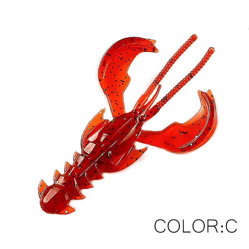 Supercontinent Crazy Lures 65mm/10pcs 40mm/20pcs Soft Lure Fishing Lures Shrimp Lobster Soft Plastic Lure Fishing Lures