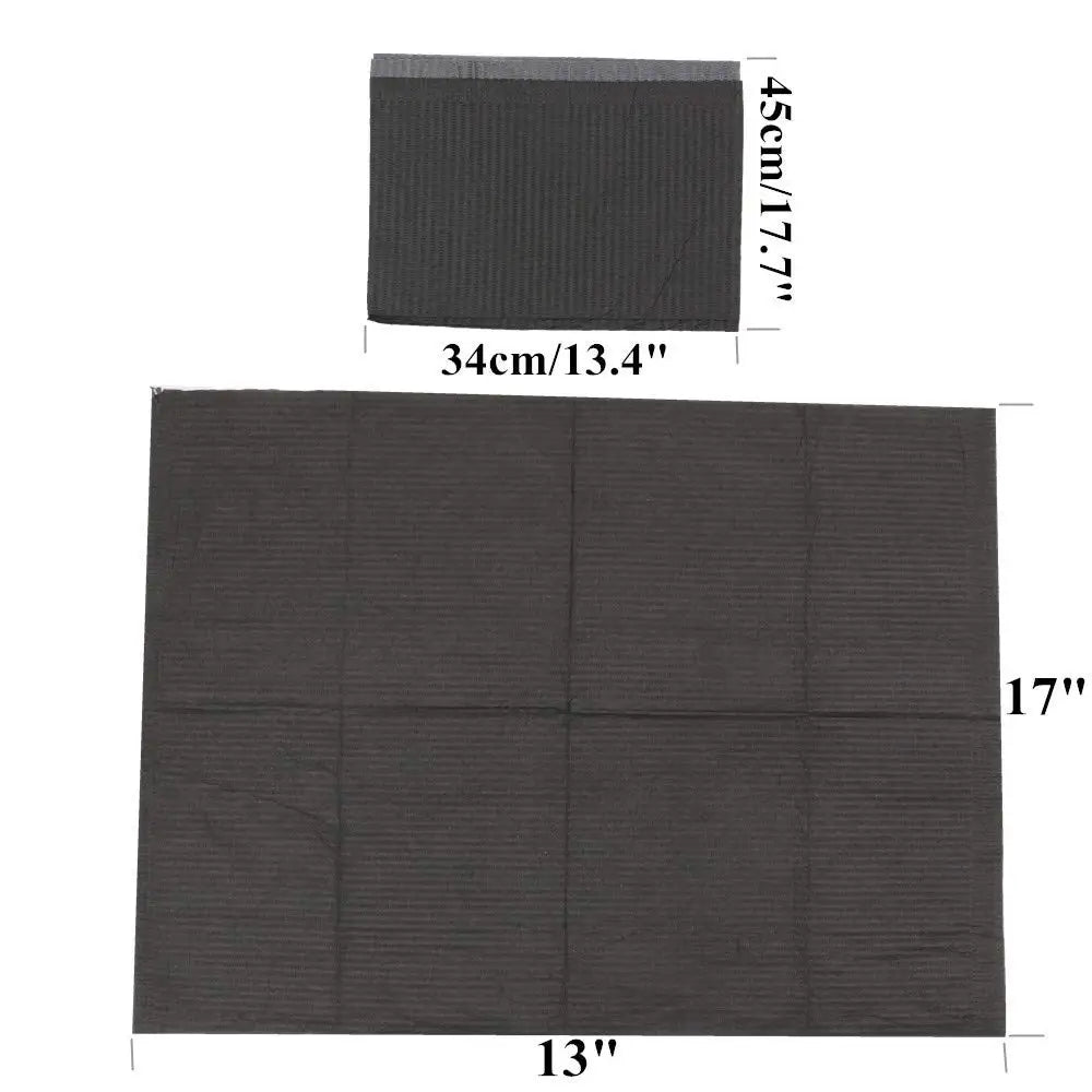 250/125/50/20pcs Black Tattoo Cleaning Wipes Pad Disposable Dental Piercing Bibs Waterproof Sheets Paper Tattoo Accessories